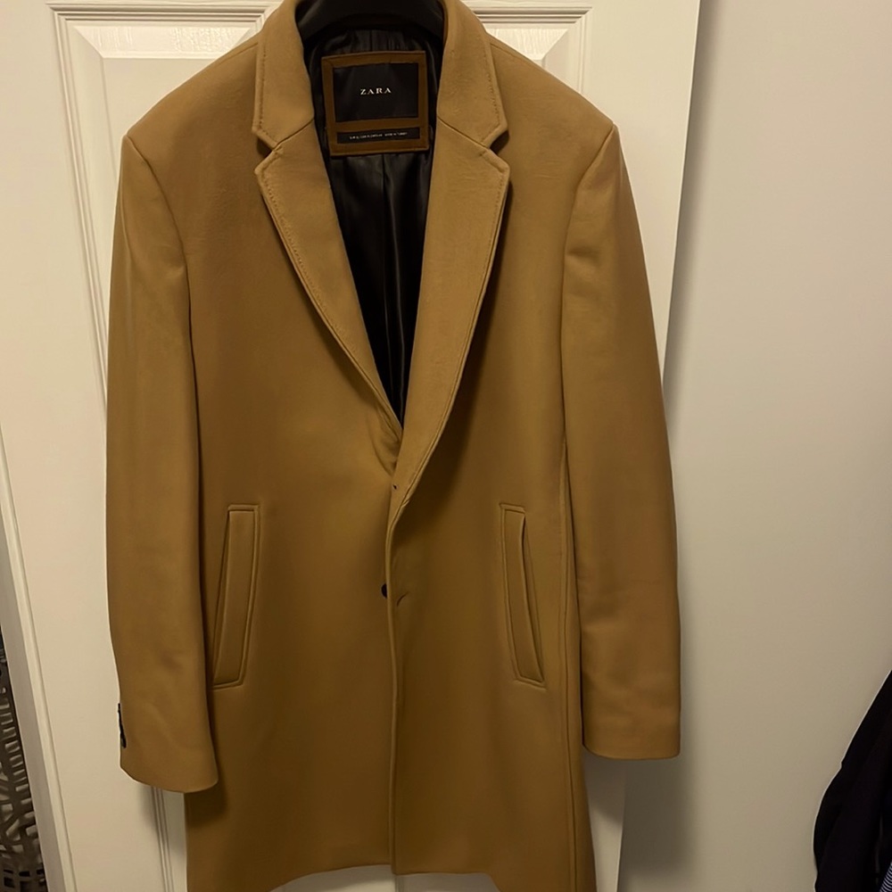 Mens Zara Overcoat